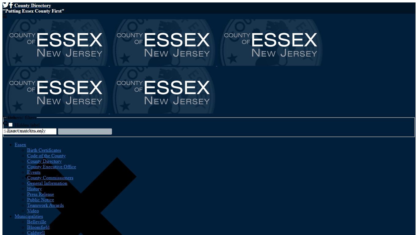 The County of Essex, New Jersey | County Directory